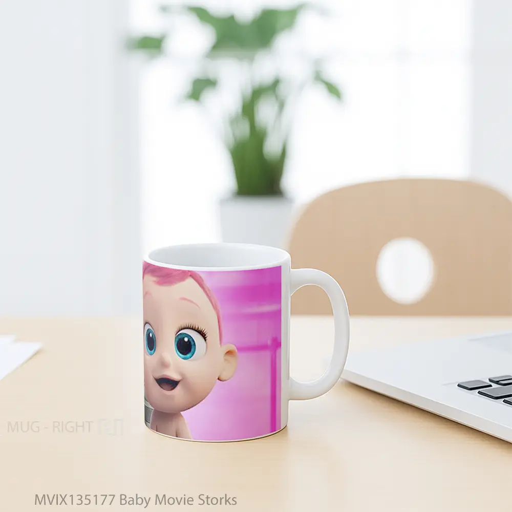 Mug Baby Movie Storks Gelas Keramik Unik - All-side / Desain