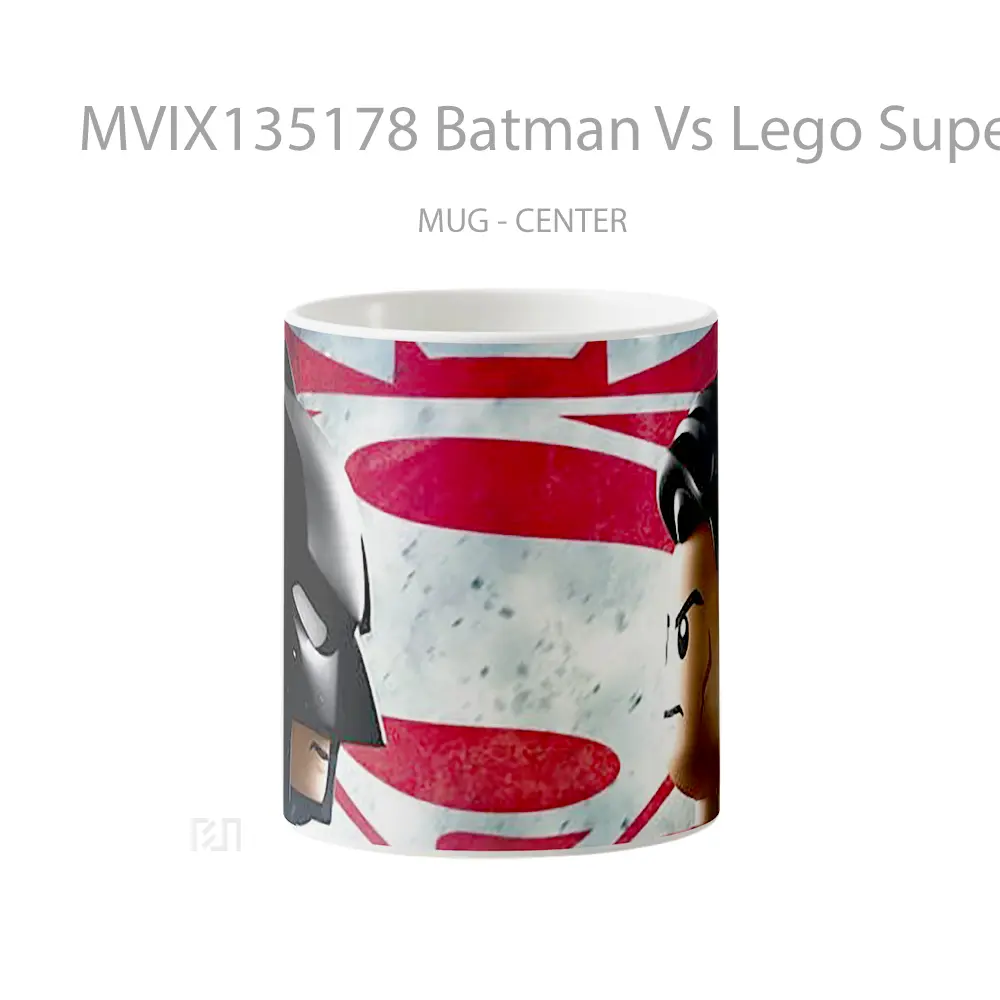 Mug Batman Vs Lego Superman Gelas Superhero