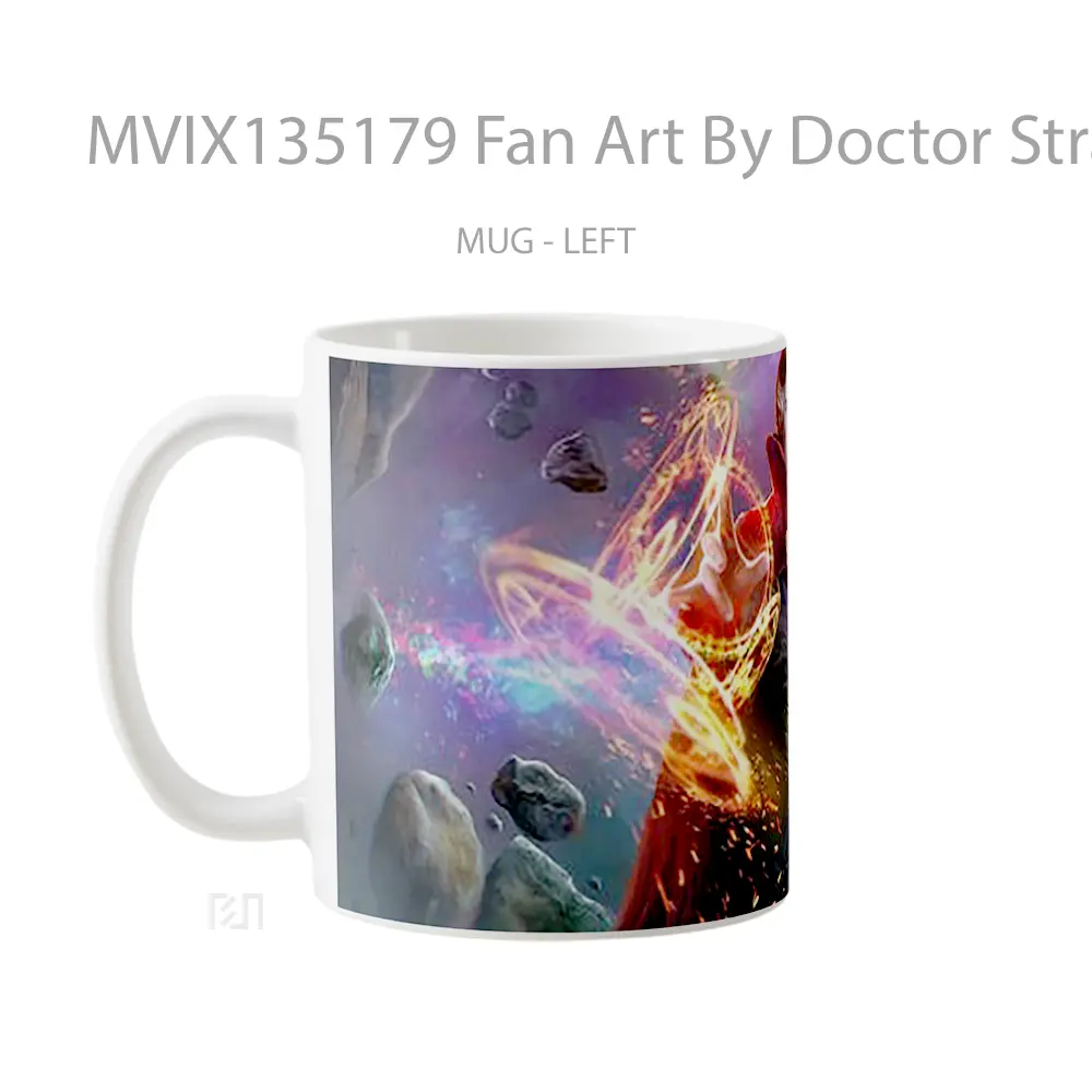 Mug Fan Art By Doctor Strange Gelas Superhero - All-side / Desain