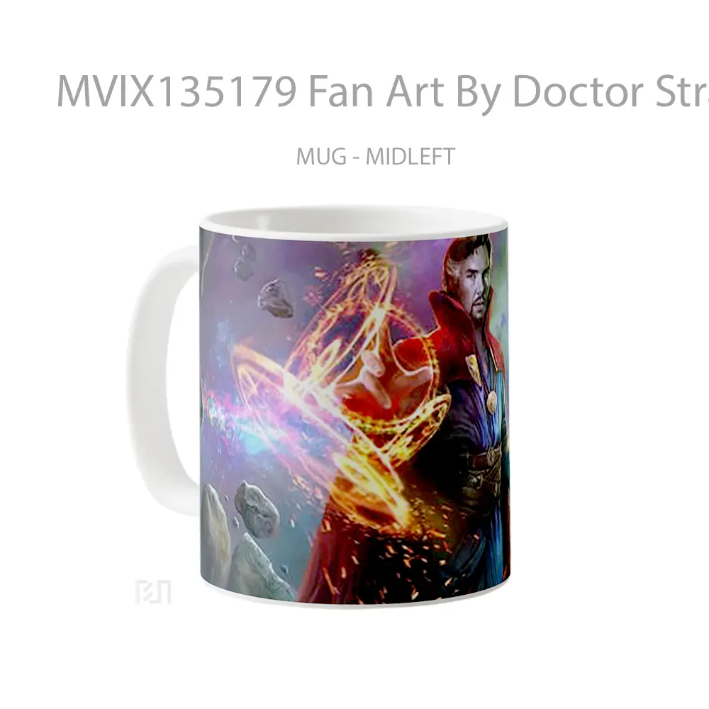 Mug Fan Art By Doctor Strange Gelas Superhero - All-side / Desain