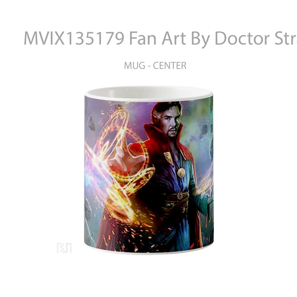Mug Fan Art By Doctor Strange Gelas Superhero
