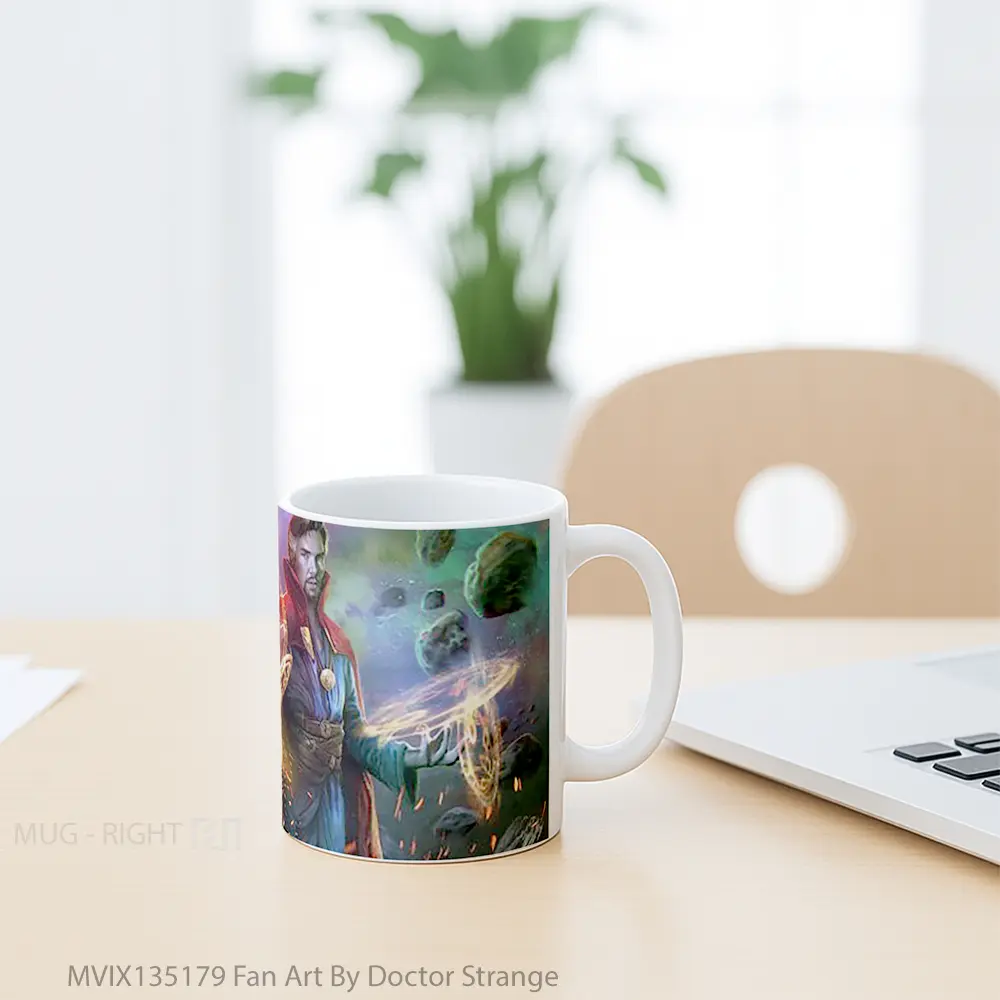Mug Fan Art By Doctor Strange Gelas Superhero - All-side / Desain