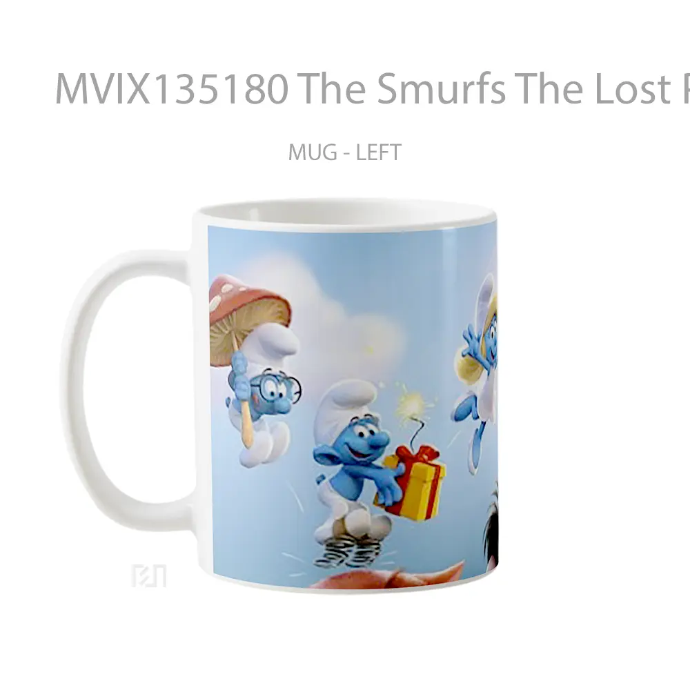 Mug The Smurfs The Lost People Gelas Keramik Unik - All-side / Desain