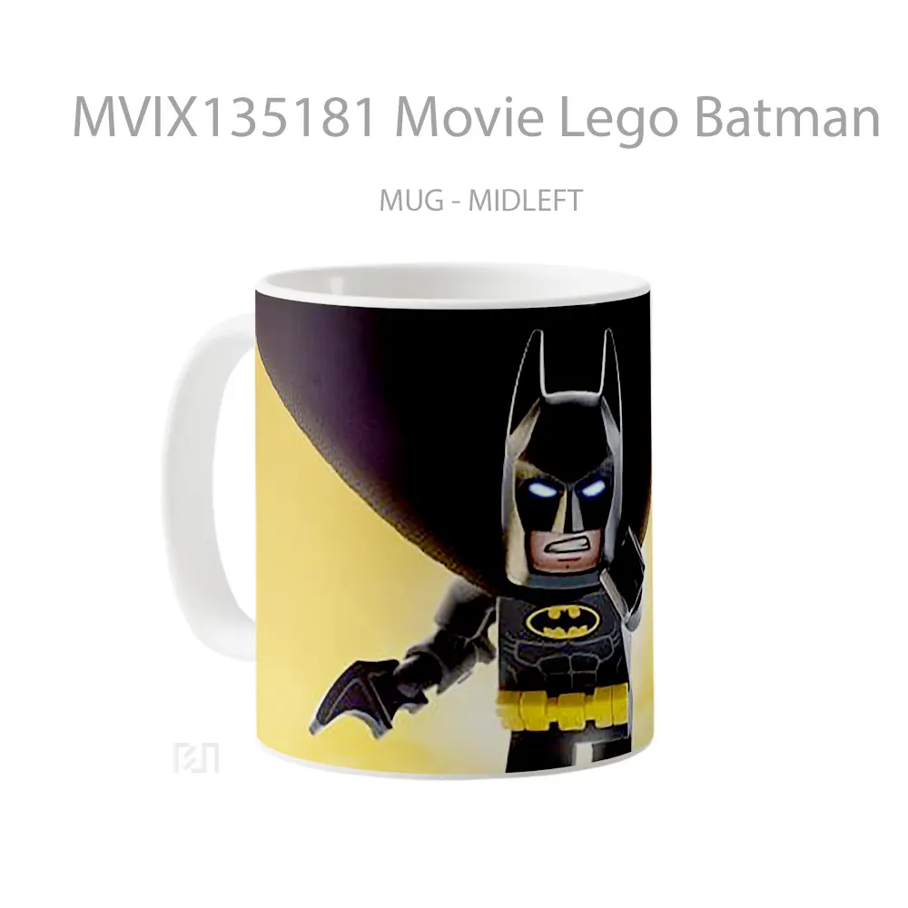 Mug Movie Lego Batman Gelas Superhero - All-side / Desain