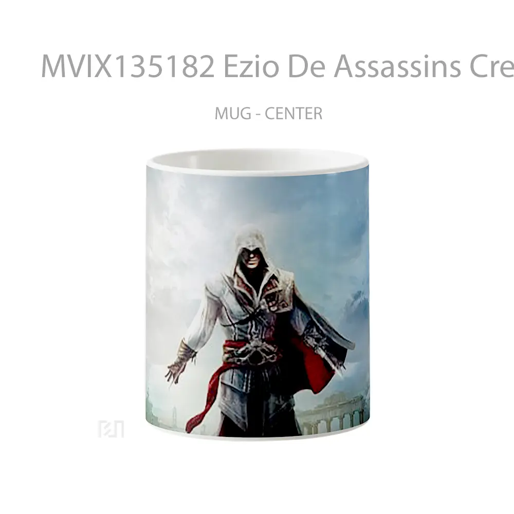 Mug Ezio De Assassins Creed Cangkir Gamer