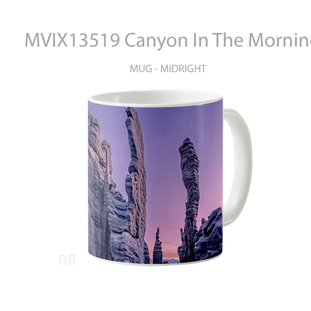 Mug Canyon In The Morning Gelas Keramik Unik - All-side / Desain