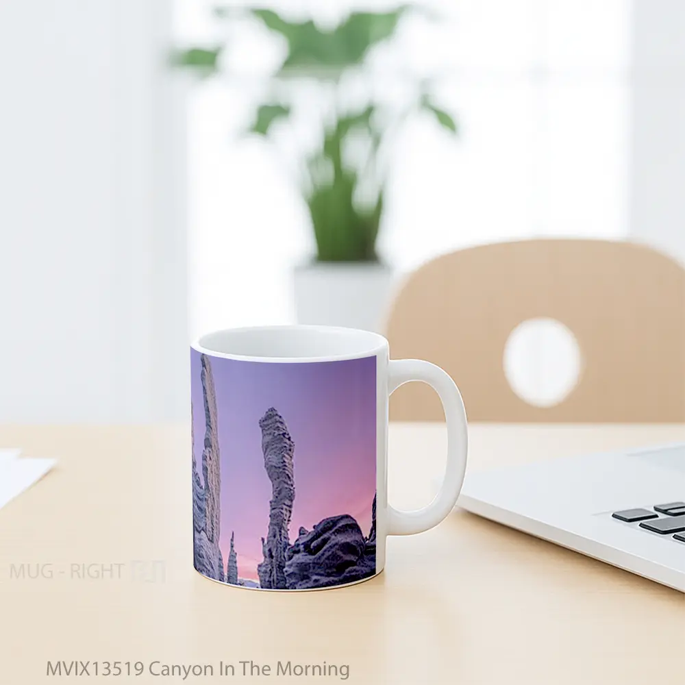 Mug Canyon In The Morning Gelas Keramik Unik - All-side / Desain