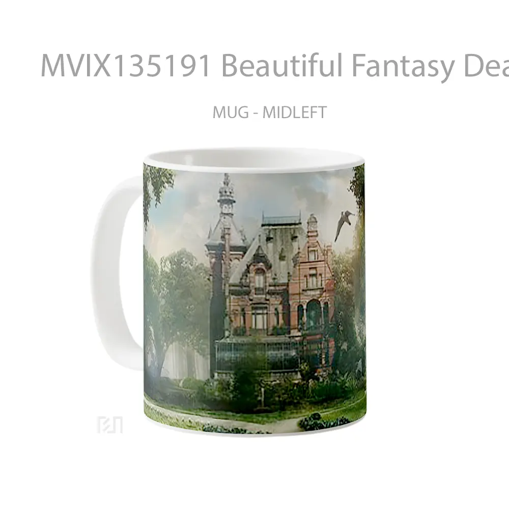 Mug Beautiful Fantasy Deam Home Gelas Fantasi - All-side / Desain
