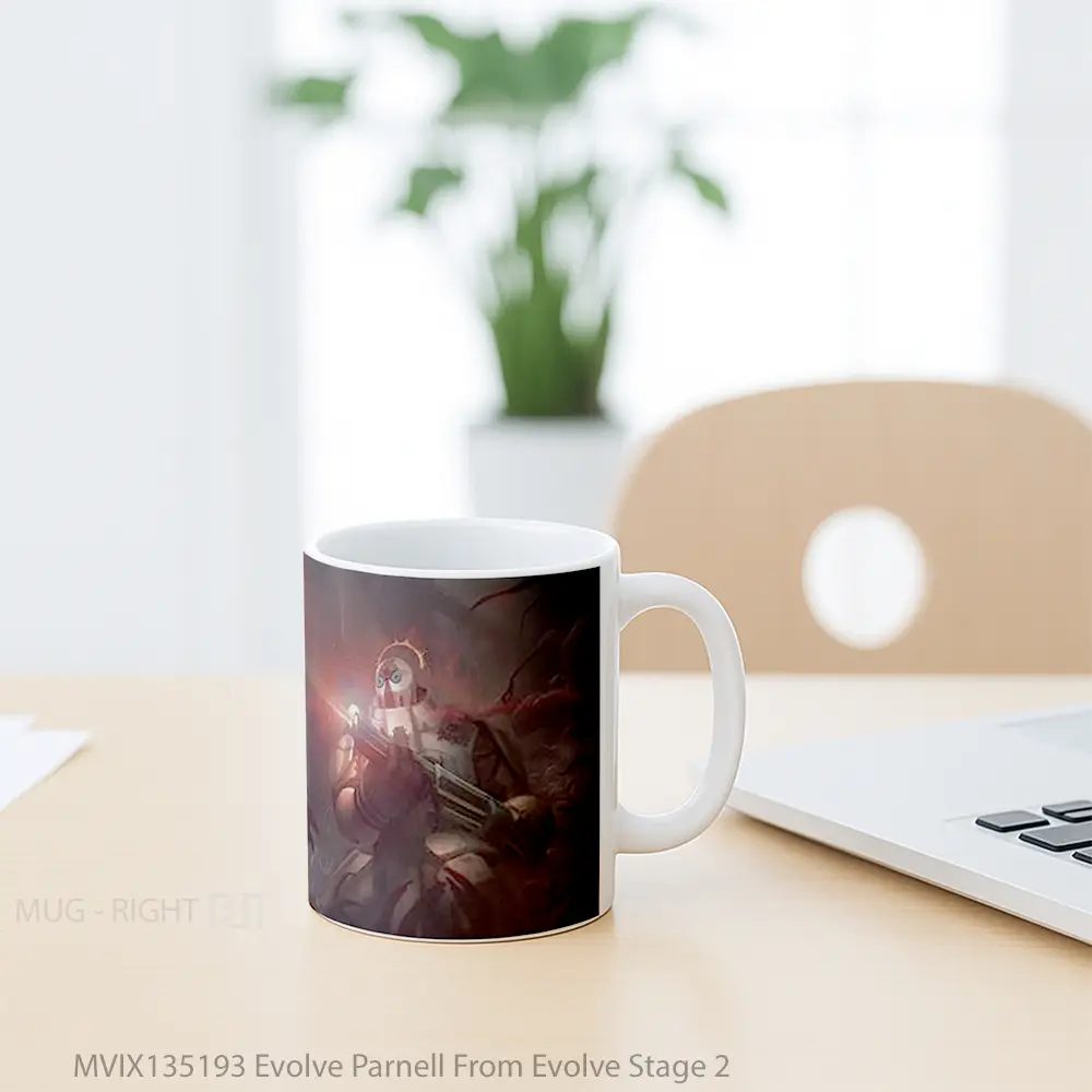 Mug Evolve Parnell From Evolve Stage 2 Gelas Keramik Unik - All-side / Desain