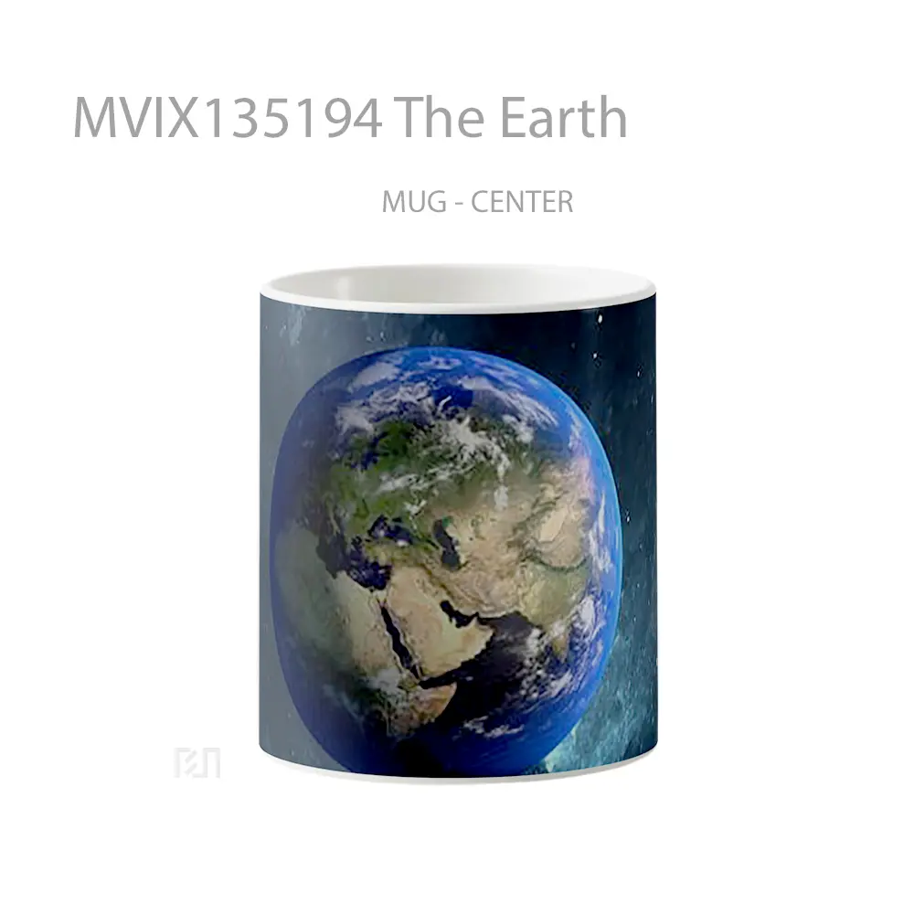 Mug The Earth Gelas Keramik Unik
