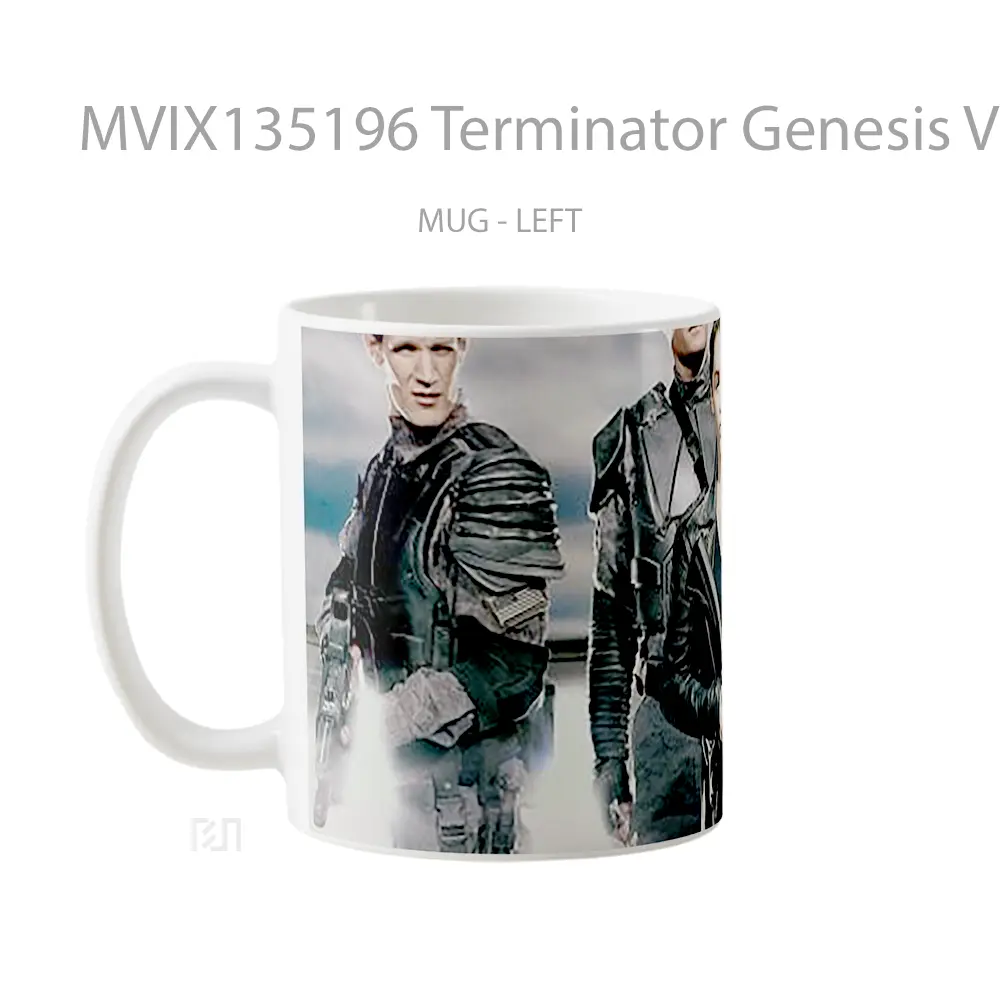 Mug Terminator Genesis V2 Gelas Film - All-side / Desain