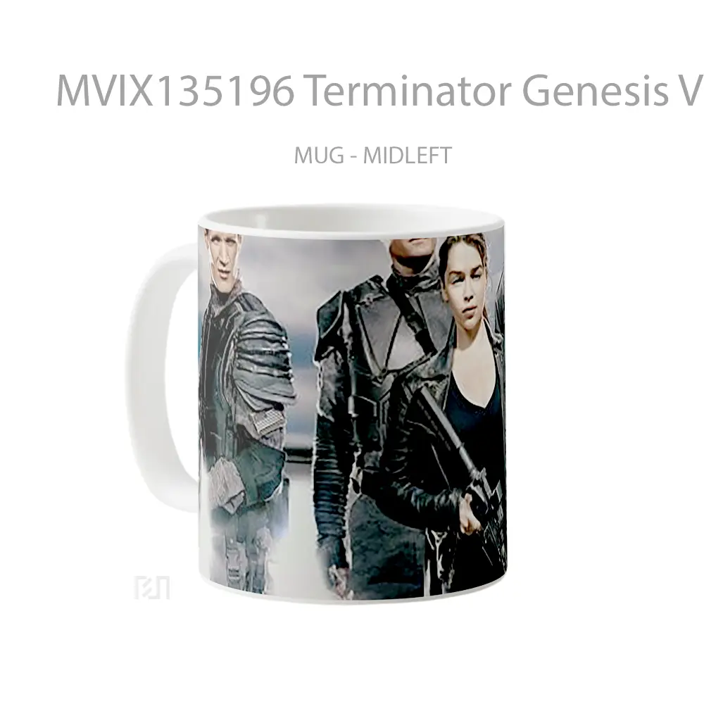 Mug Terminator Genesis V2 Gelas Film - All-side / Desain