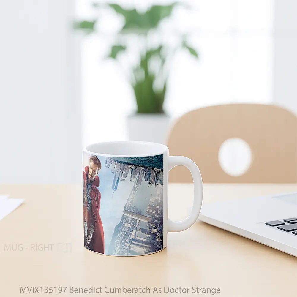 Mug Benedict Cumberatch As Doctor Strange Gelas Superhero - All-side / Desain