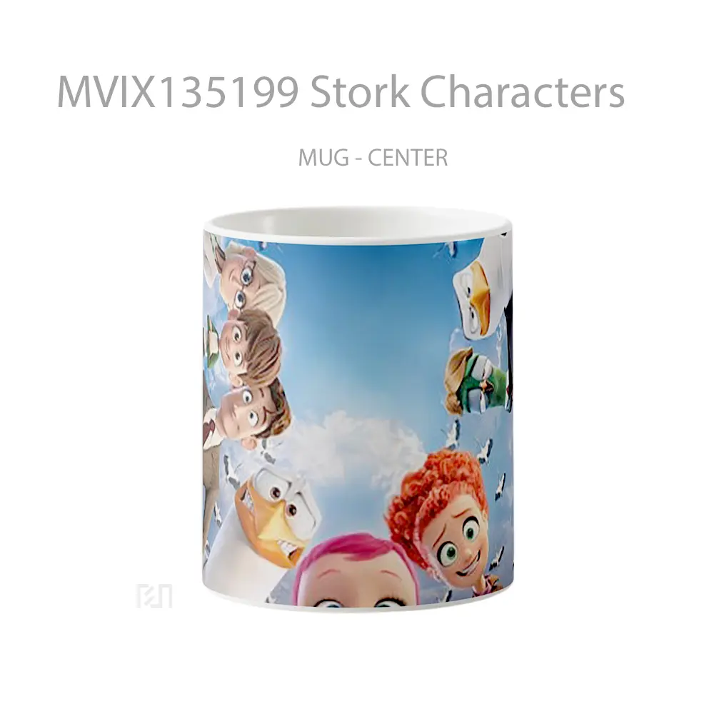 Mug Stork Characters Gelas Keramik Unik