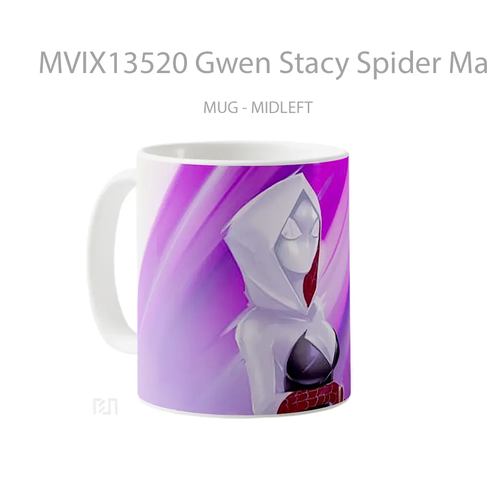 Mug Gwen Stacy Spider Man Across The Spider Verse Gelas Superhero - All-side / Desain