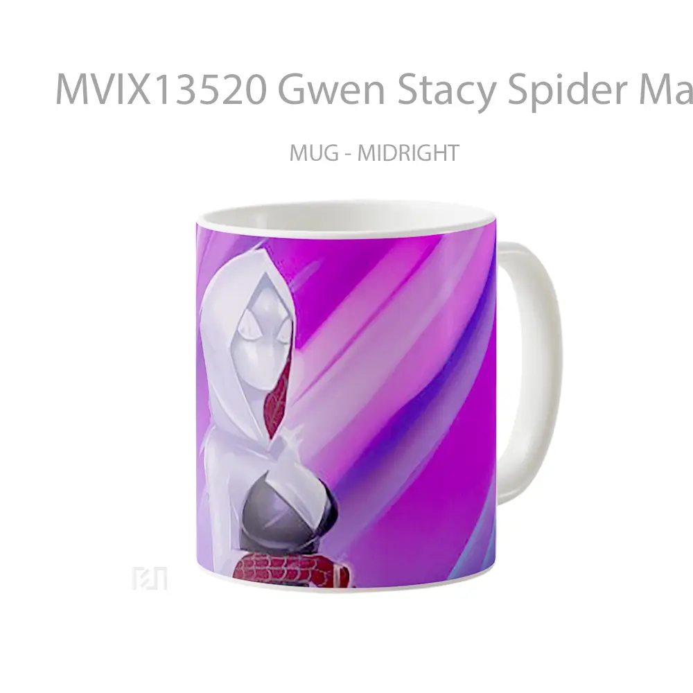 Mug Gwen Stacy Spider Man Across The Spider Verse Gelas Superhero - All-side / Desain