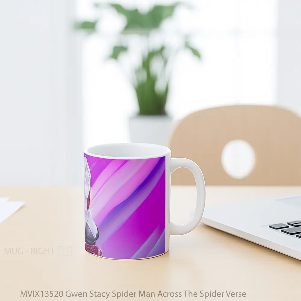 Mug Gwen Stacy Spider Man Across The Spider Verse Gelas Superhero - All-side / Desain