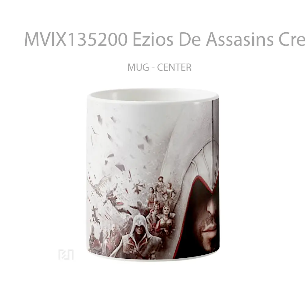 Mug Ezios De Assasins Creed Gelas Keramik Unik