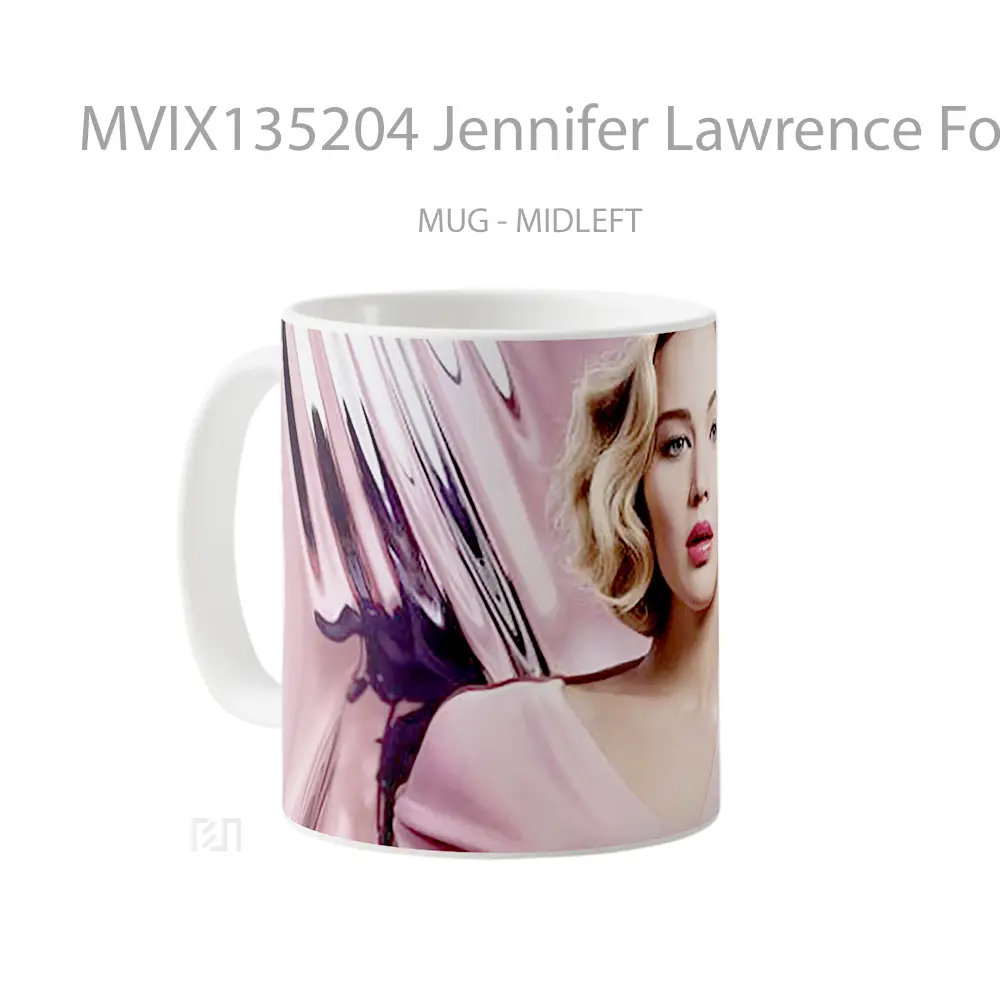 Mug Jennifer Lawrence For Dior Gelas Keramik Unik - All-side / Desain