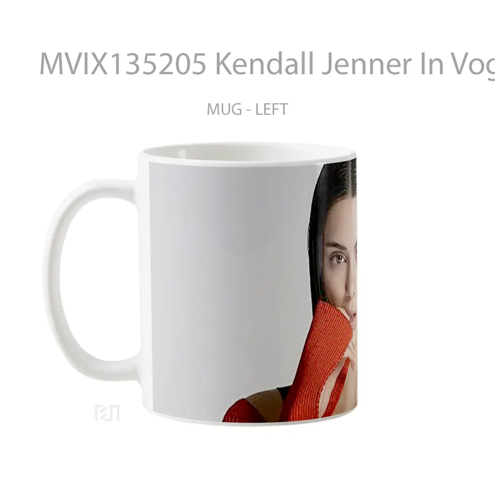 Mug Kendall Jenner In Vogue Usa Gelas Selebriti - All-side / Desain