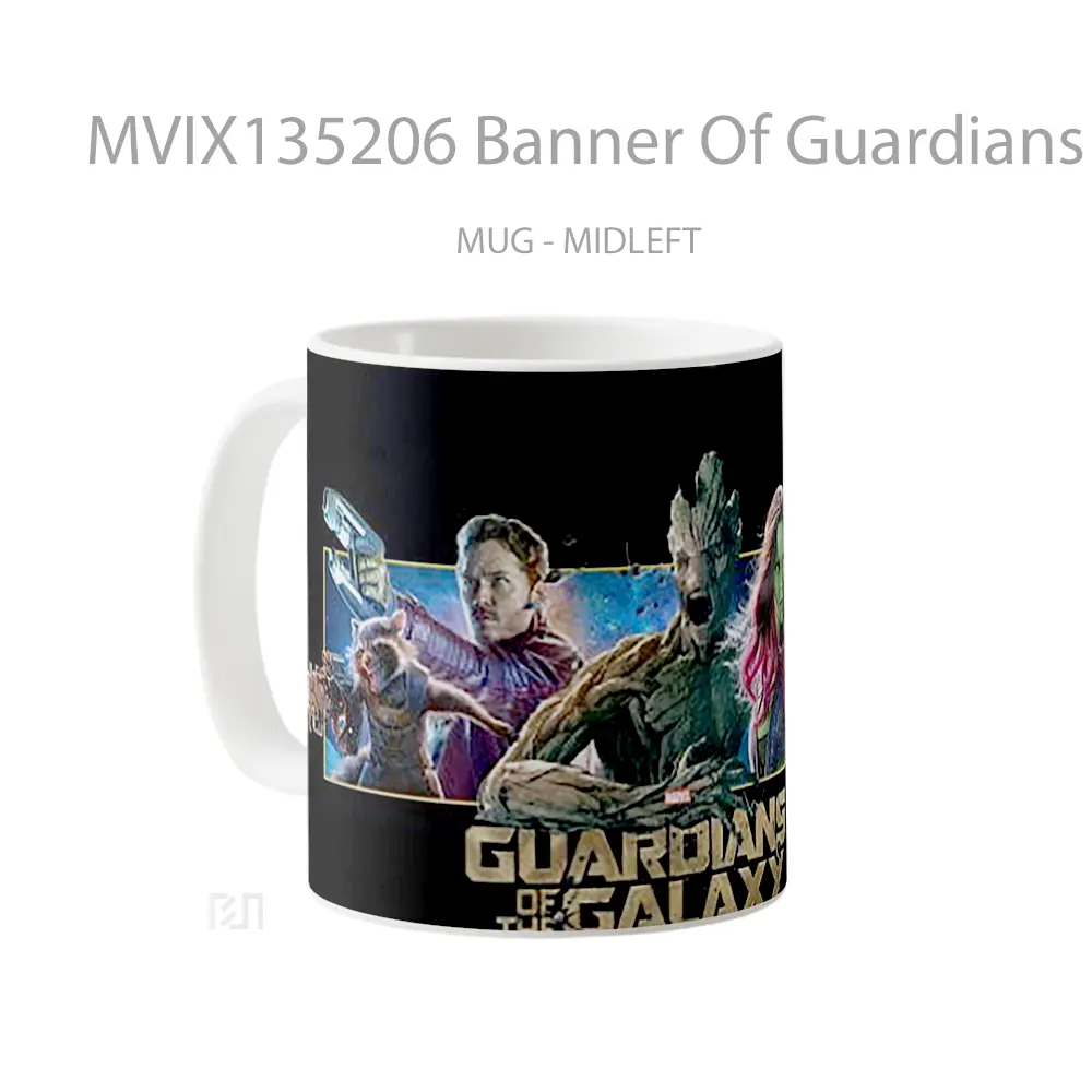 Mug Banner Of Guardians Of The Galaxy Gelas Superhero - All-side / Desain