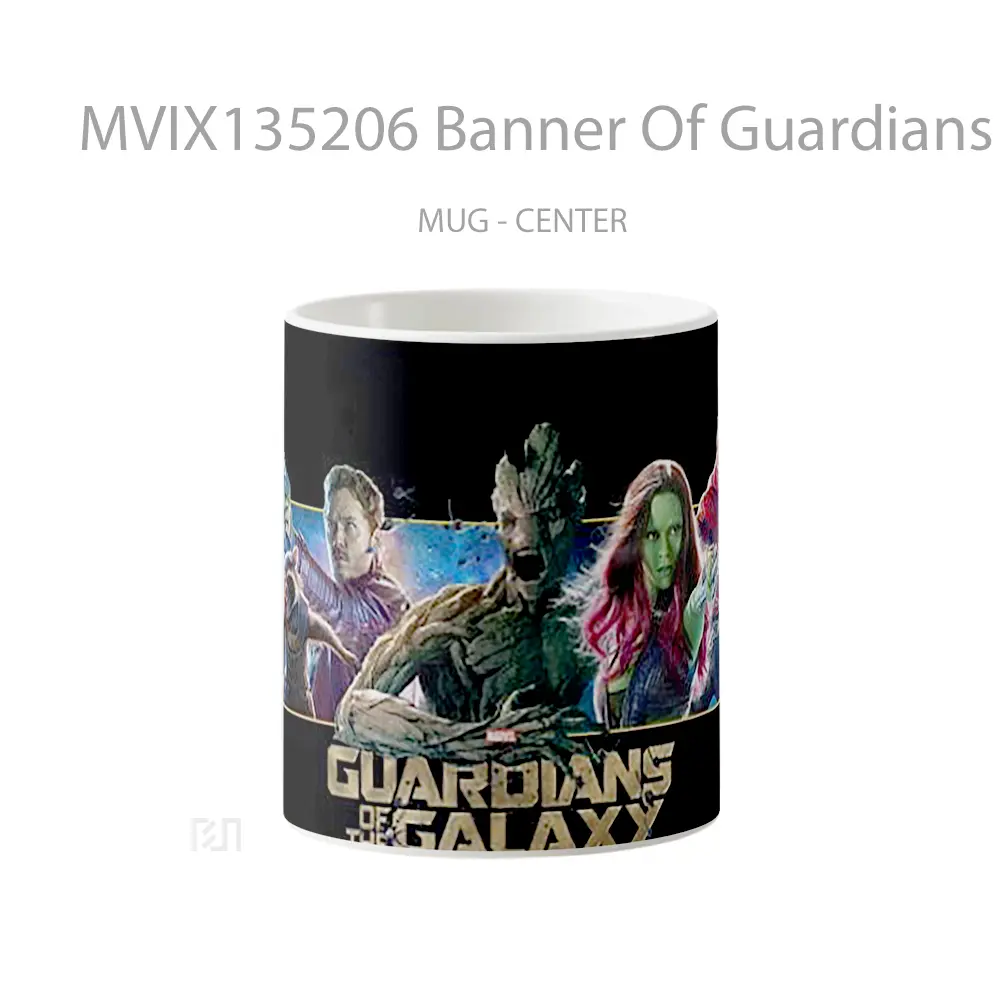 Mug Banner Of Guardians Of The Galaxy Gelas Superhero