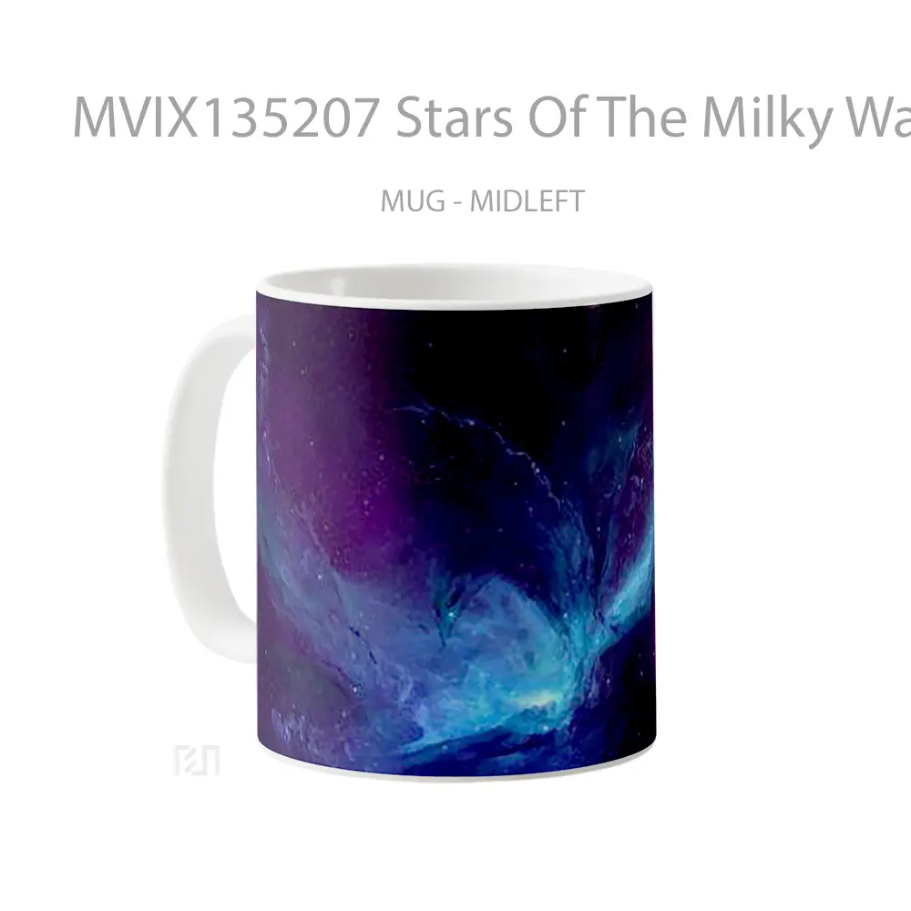 Mug Stars Of The Milky Way V1 Gelas Astronomi - All-side / Desain