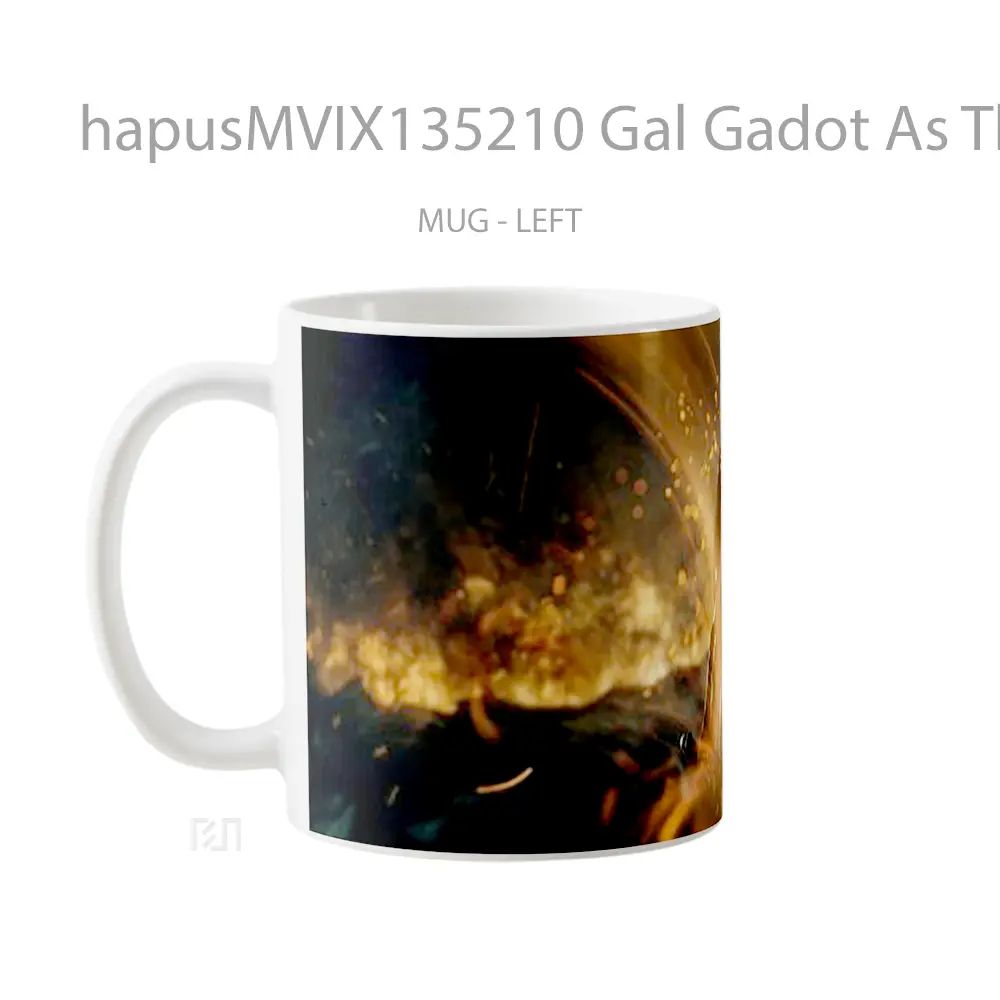 Mug Gal Gadot As The Wonder Woman Gelas Superhero - All-side / Desain