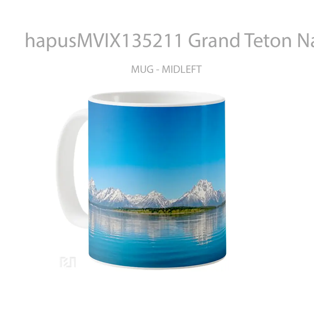 Mug Grand Teton National Park Gelas Keramik Unik - All-side / Desain