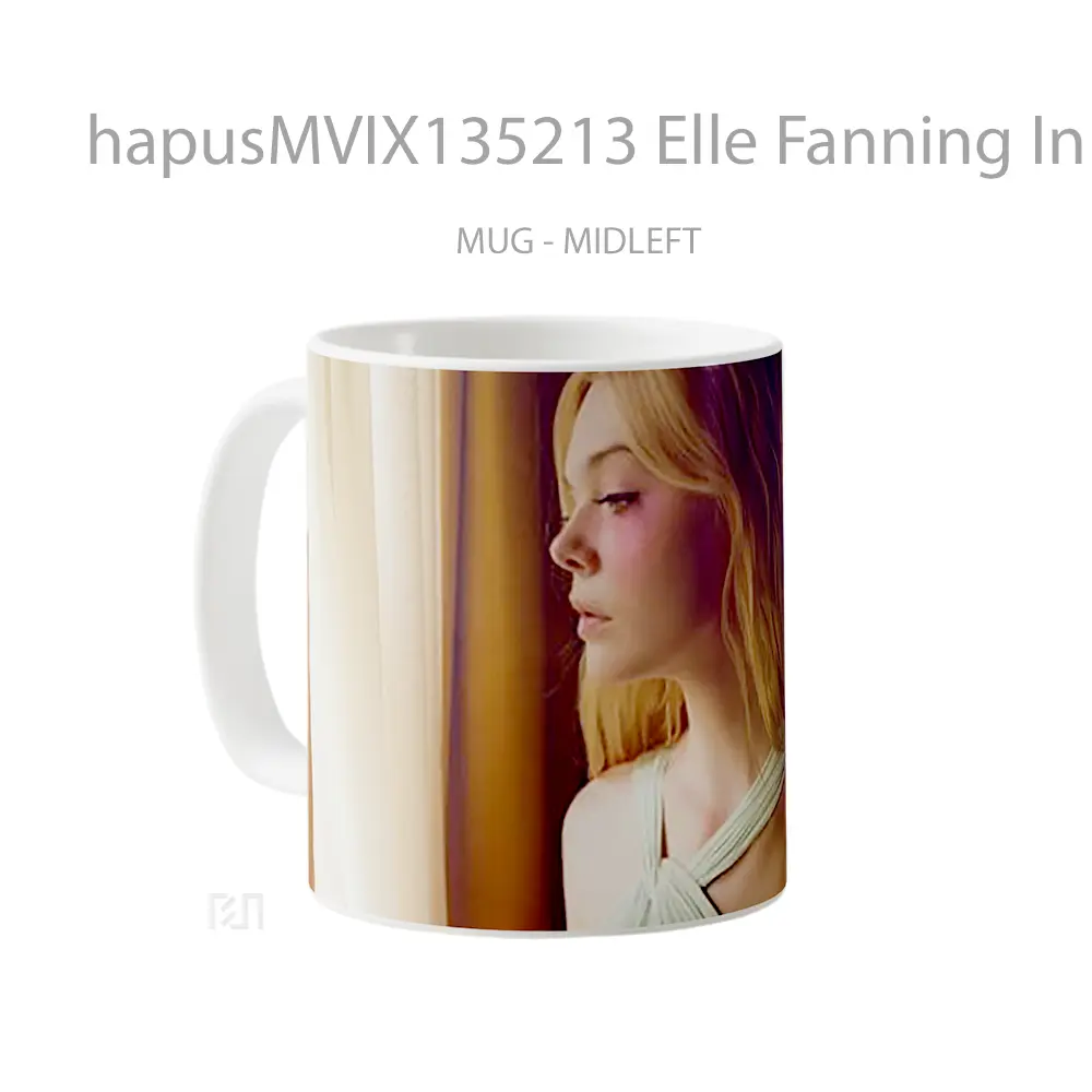 Mug Elle Fanning In The Neon Demon Gelas Fantasi - All-side / Desain