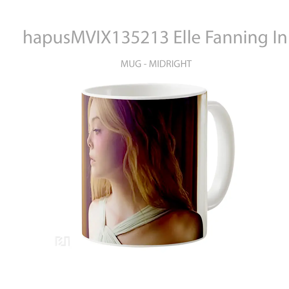 Mug Elle Fanning In The Neon Demon Gelas Fantasi - All-side / Desain