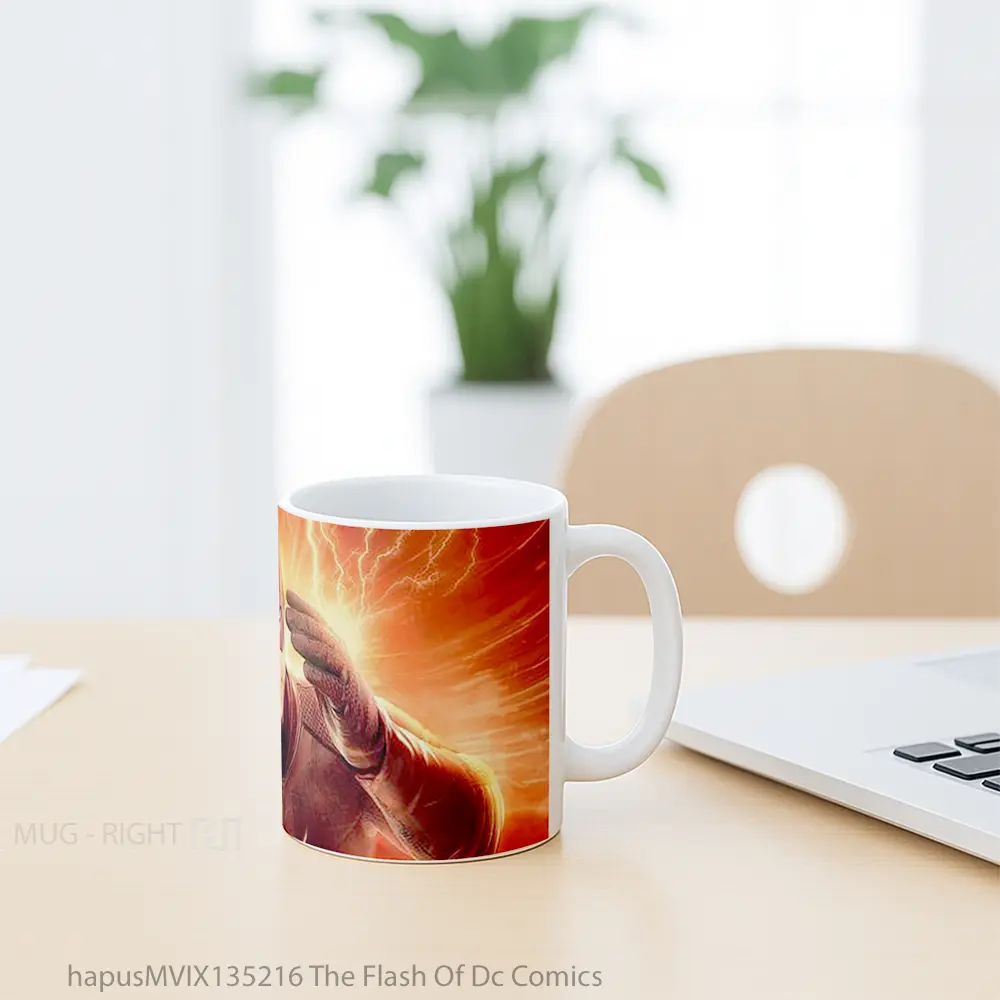 Mug The Flash Of Dc Comics Gelas Superhero - All-side / Desain