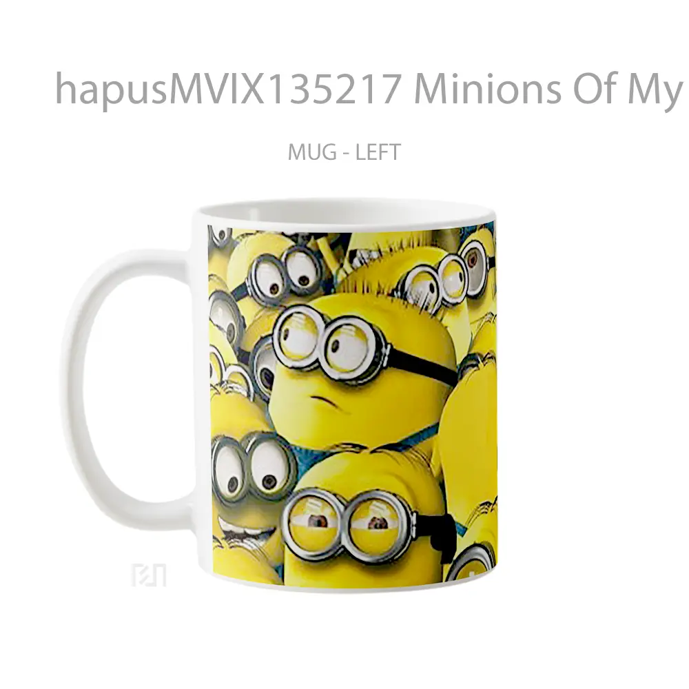 Mug Minions Of My Favorite Villain Gelas Kartun - All-side / Desain