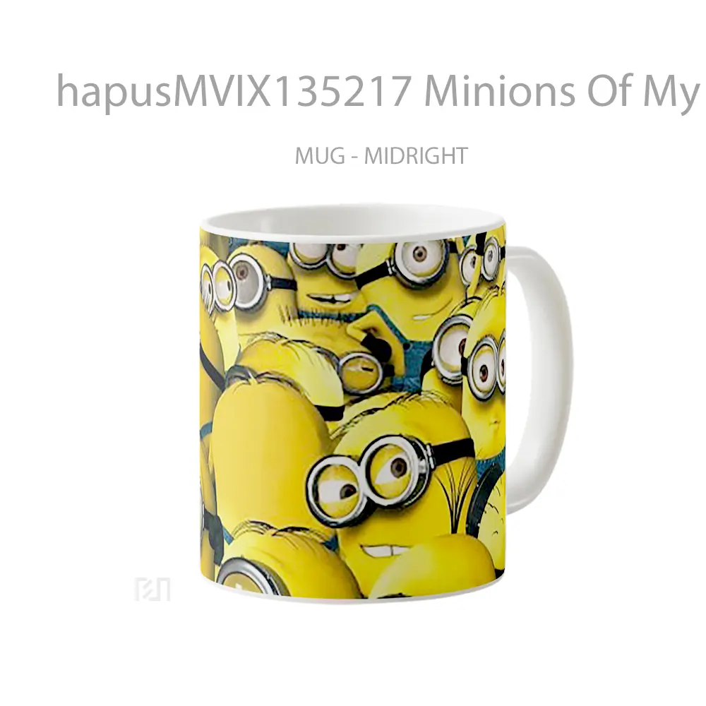 Mug Minions Of My Favorite Villain Gelas Kartun - All-side / Desain