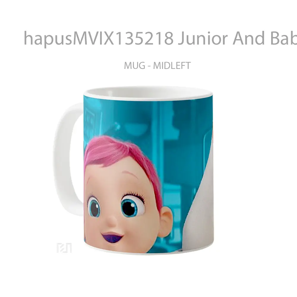 Mug Junior And Baby Of The Stork Gelas Keramik Unik - All-side / Desain