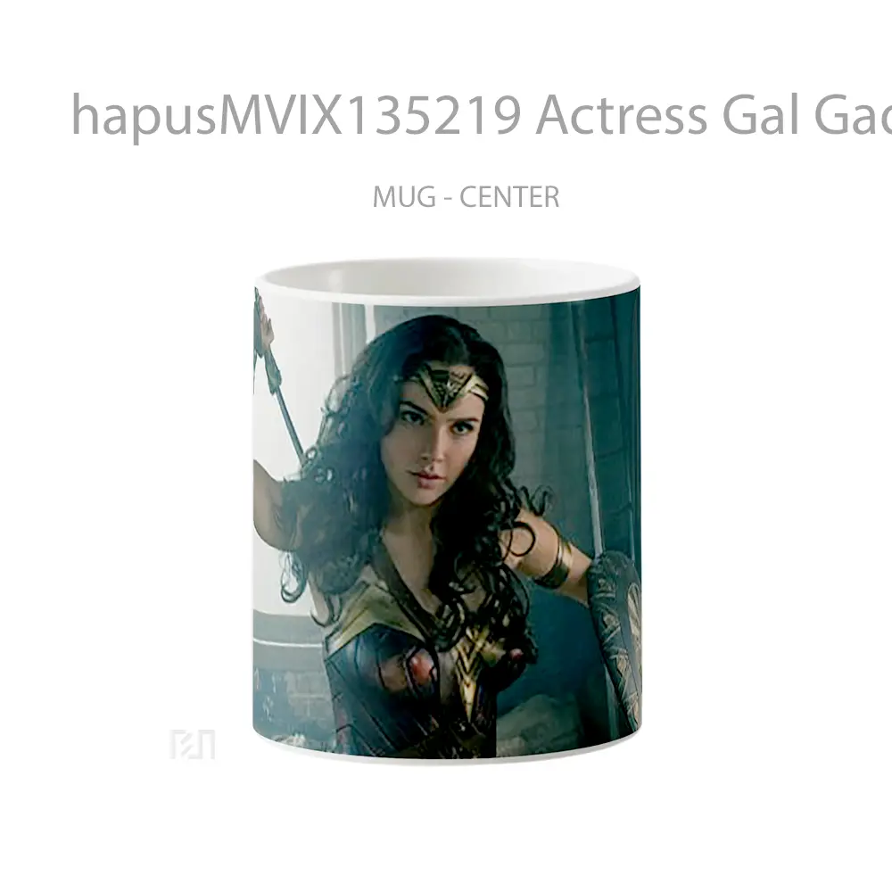 Mug Actress Gal Gadot As The Wonder Woman Gelas Superhero