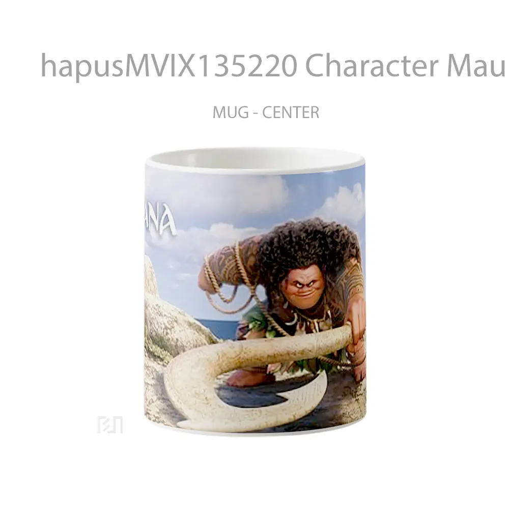 Mug Character Maui De Moana Gelas Keramik Unik