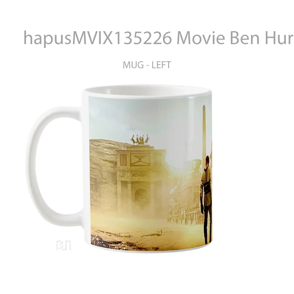Mug Movie Ben Hur Gelas Keramik Unik - All-side / Desain