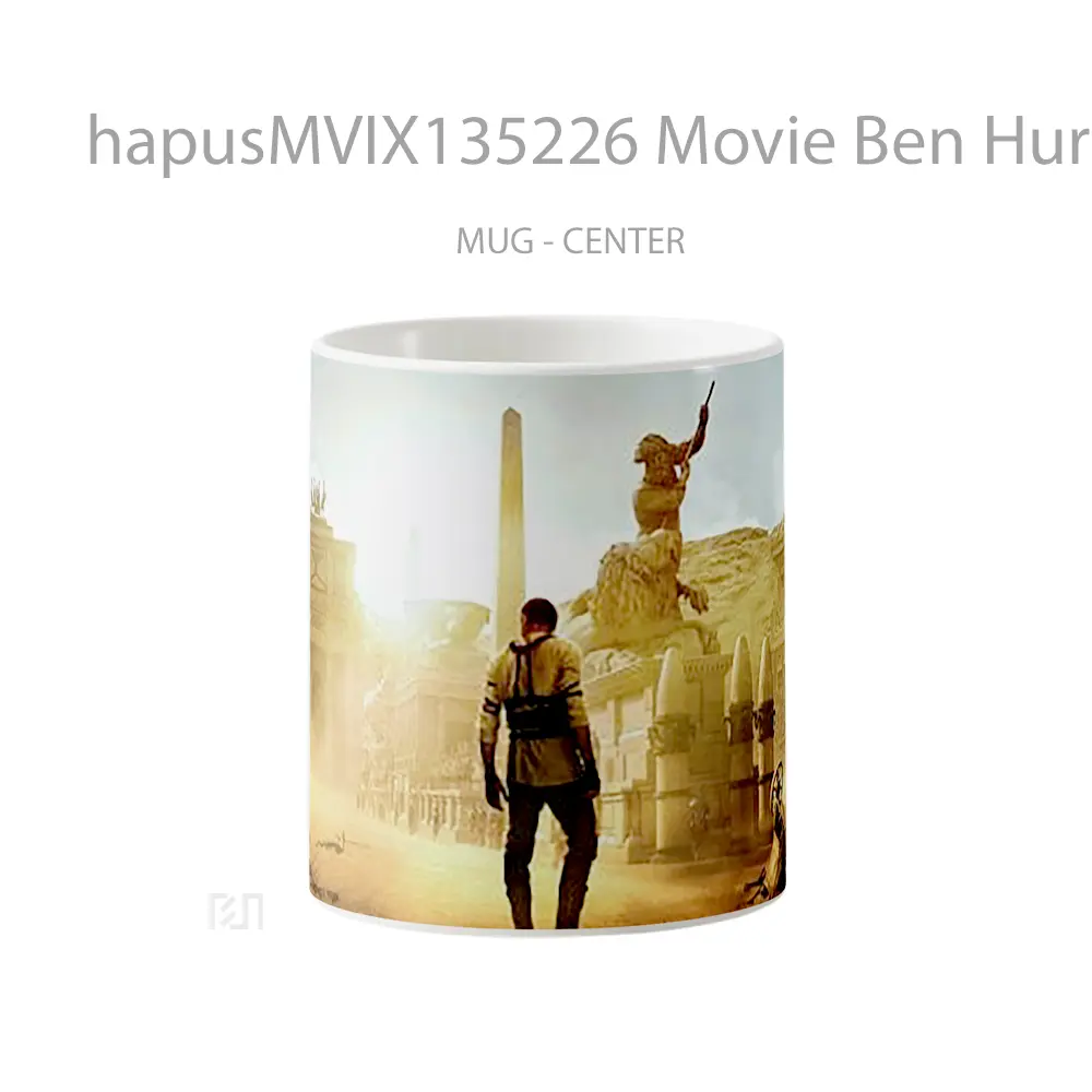 Mug Movie Ben Hur Gelas Keramik Unik