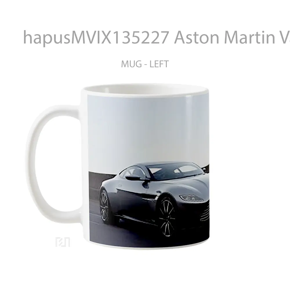 Mug Aston Martin Vantage Cangkir Mobil - All-side / Desain