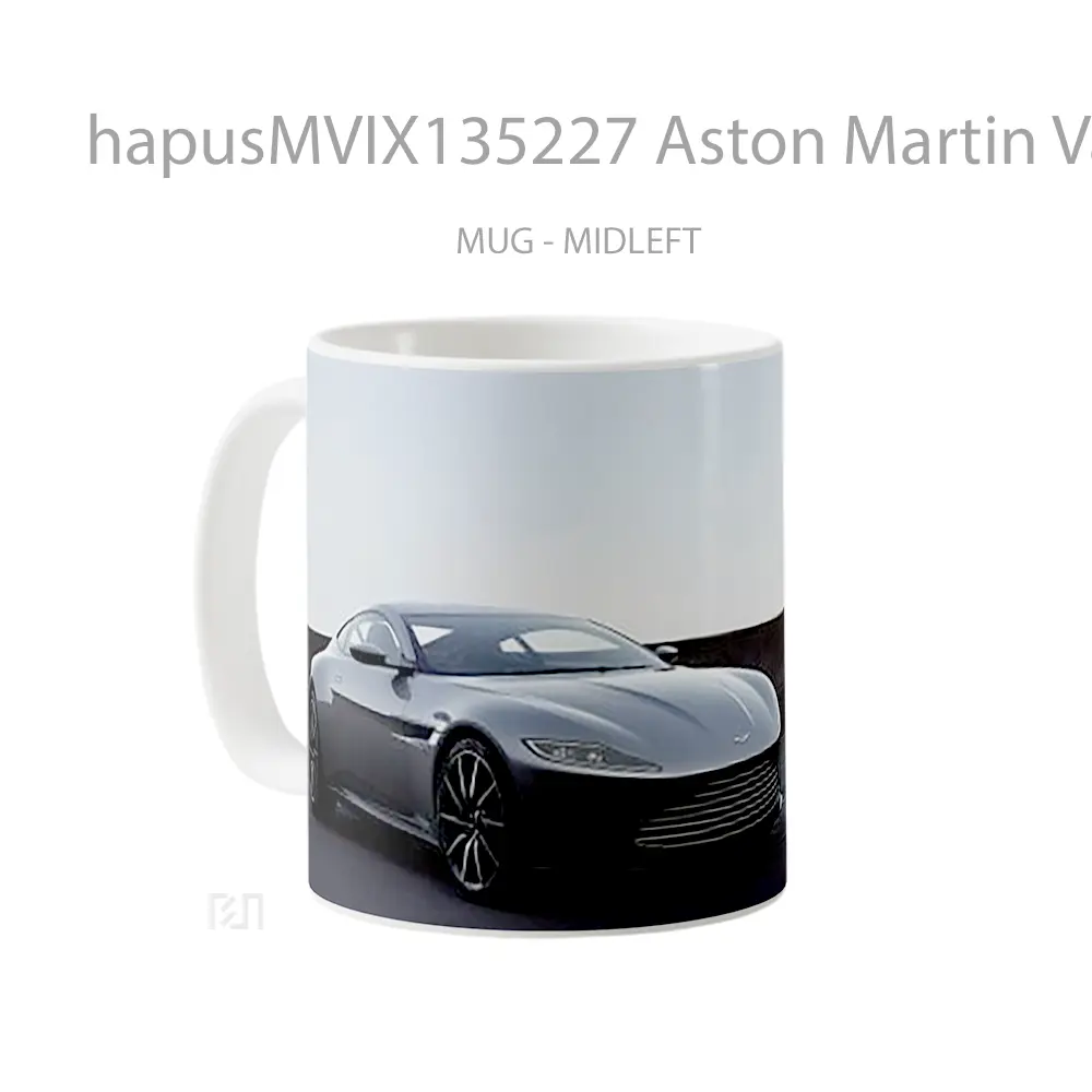 Mug Aston Martin Vantage Cangkir Mobil - All-side / Desain