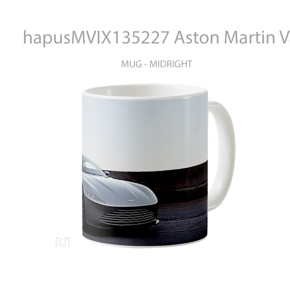 Mug Aston Martin Vantage Cangkir Mobil - All-side / Desain