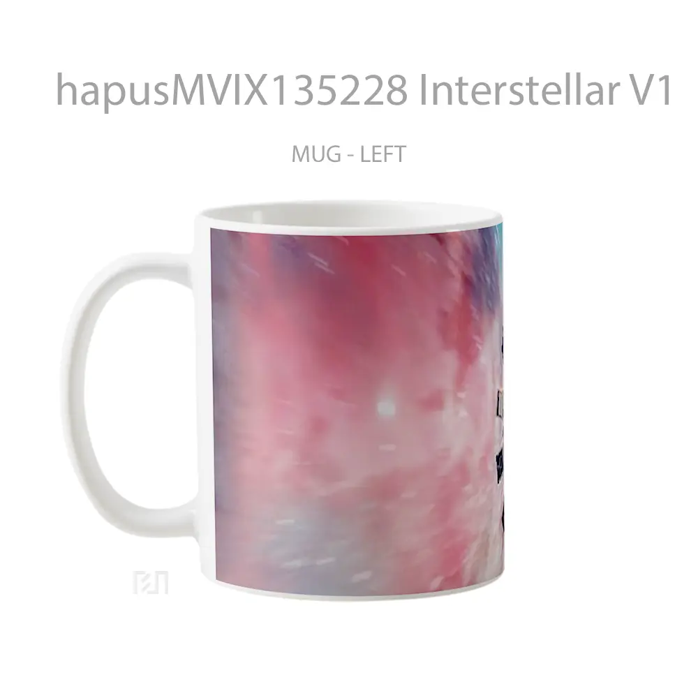 Mug Interstellar V1 Gelas Film - All-side / Desain