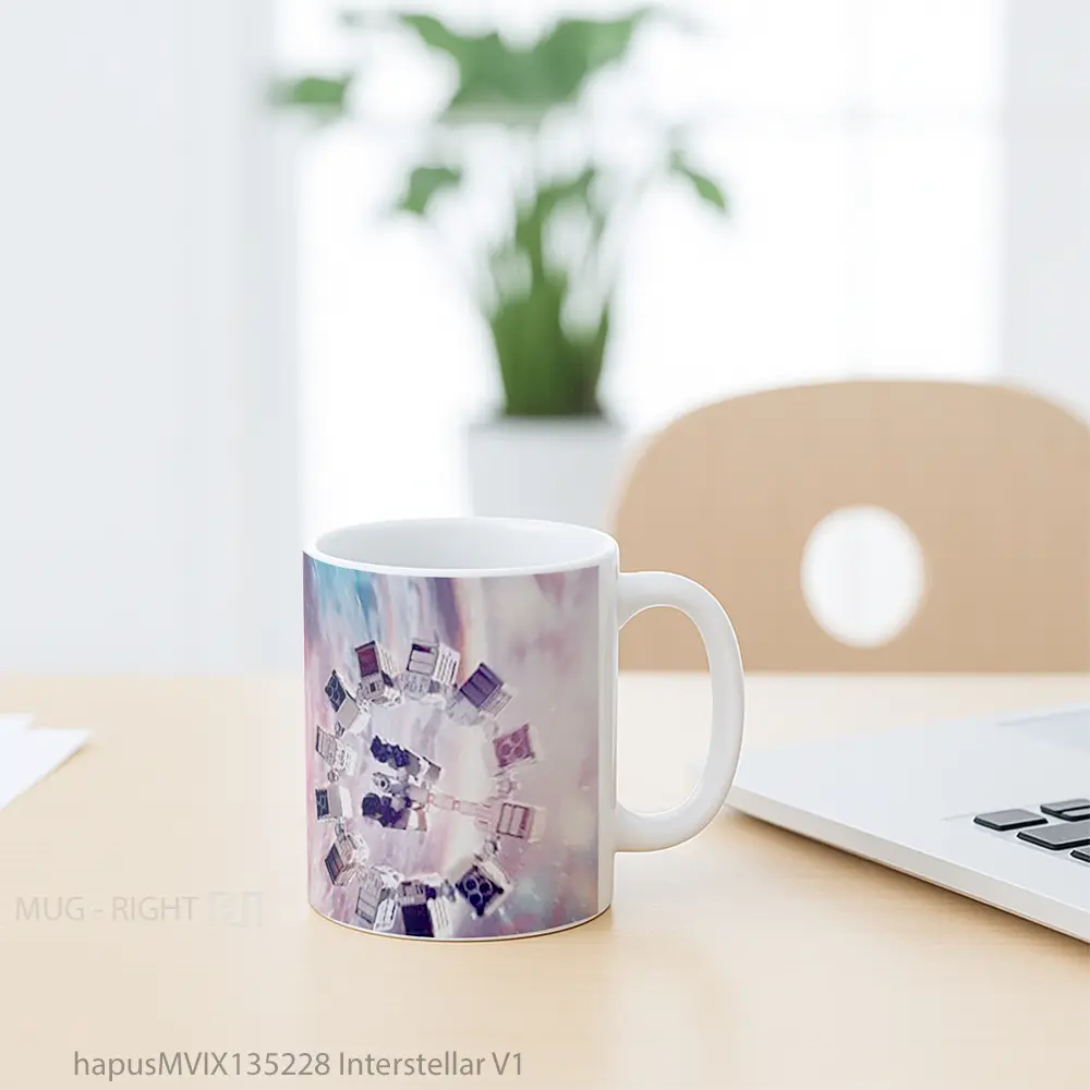 Mug Interstellar V1 Gelas Film - All-side / Desain