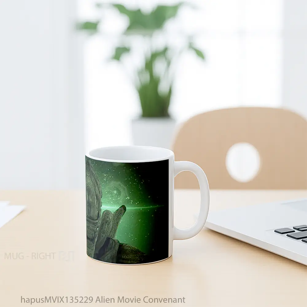 Mug Alien Movie Convenant Gelas Keramik Unik - All-side / Desain