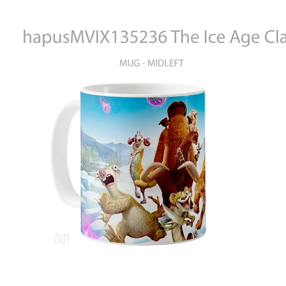 Mug The Ice Age Clash Of Worlds Gelas Keramik Unik - All-side / Desain