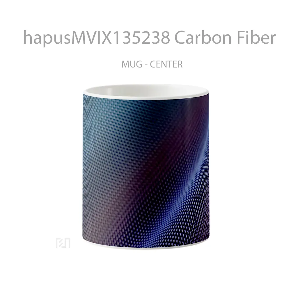 Mug Carbon Fiber Gelas Keramik Unik