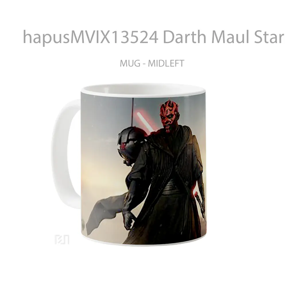 Mug Darth Maul Star Wars Gelas Star Wars - All-side / Desain