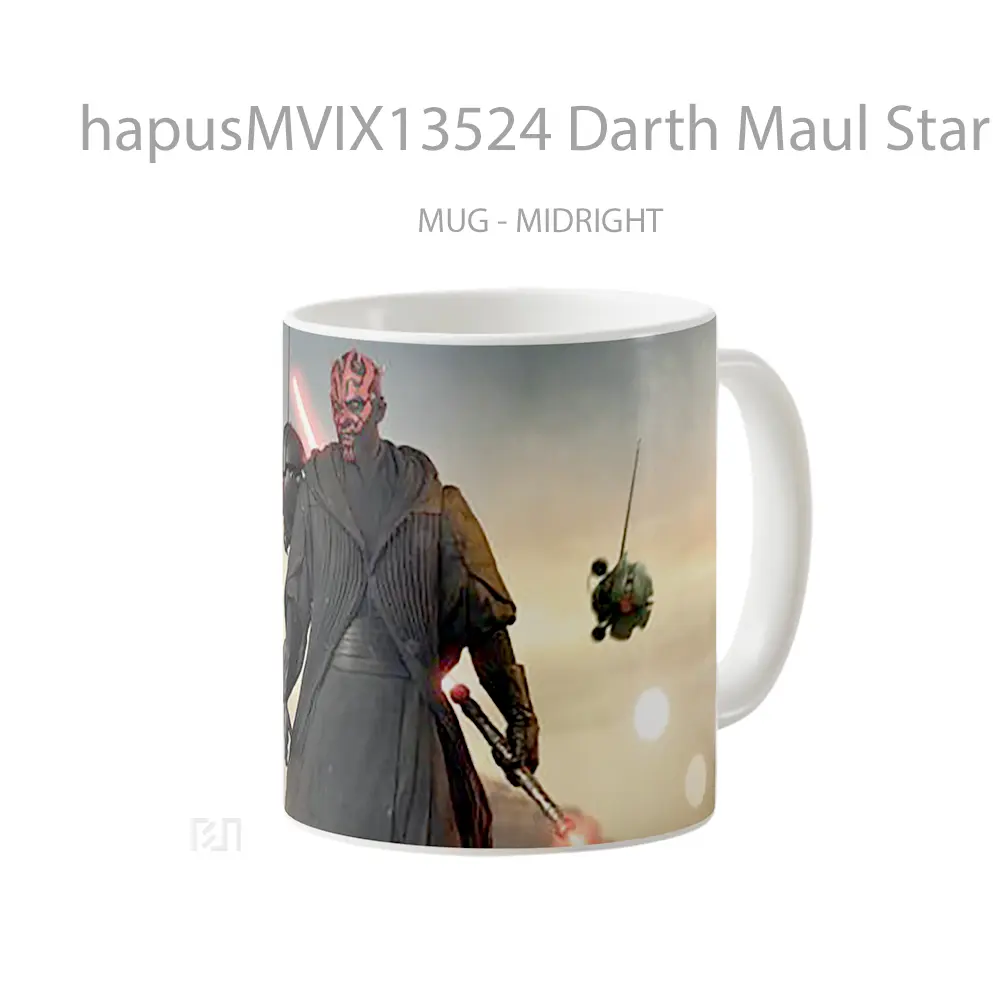 Mug Darth Maul Star Wars Gelas Star Wars - All-side / Desain