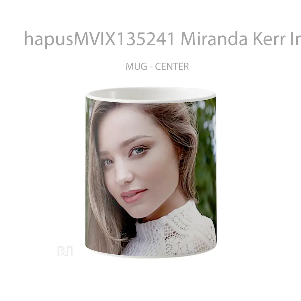 Mug Miranda Kerr In A Garden Gelas Pemandangan Alam
